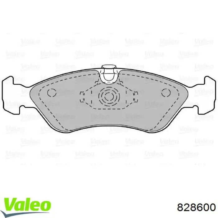 Купити 828600 VALEO Комплект зчеплення (диск, корзина, підшипник)