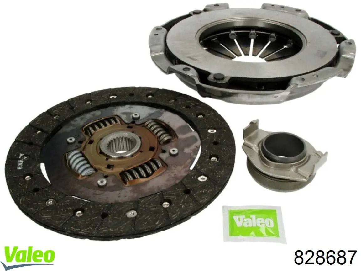 828687 VALEO Зчеплення в зборі