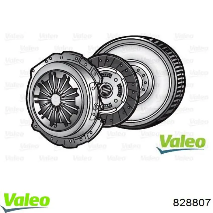 Комплект зчеплення (3 частини) VALEO 828807 ціна, від 226.44 USD