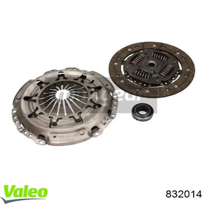 Комплект зчеплення (3 частини) VALEO 832014 ціна, від 160.39 USD