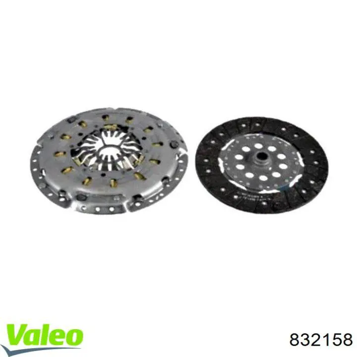Купити 832158 VALEO Комплект зчеплення (диск, корзина, підшипник)