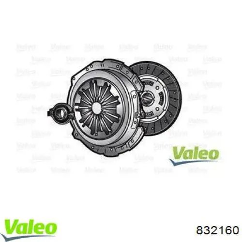 832160 VALEO Зчеплення в зборі