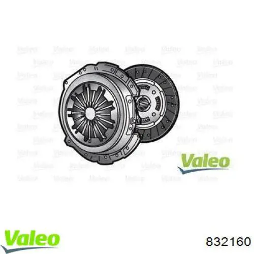 Комплект зчеплення (3 частини) VALEO 832160 ціна, від 132.46 USD