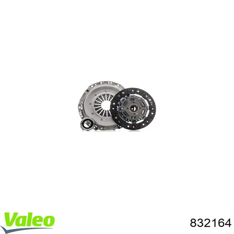 Комплект зчеплення (3 частини) VALEO 832164 ціна, від 145.96 USD