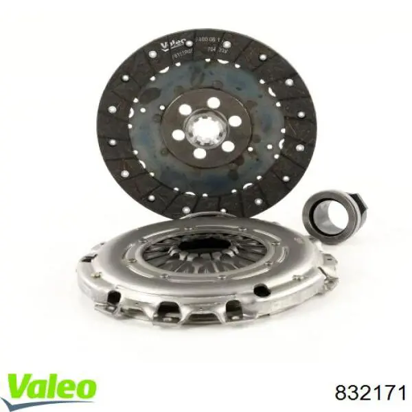 Комплект зчеплення (3 частини) VALEO 832171 ціна, від 211.33 USD