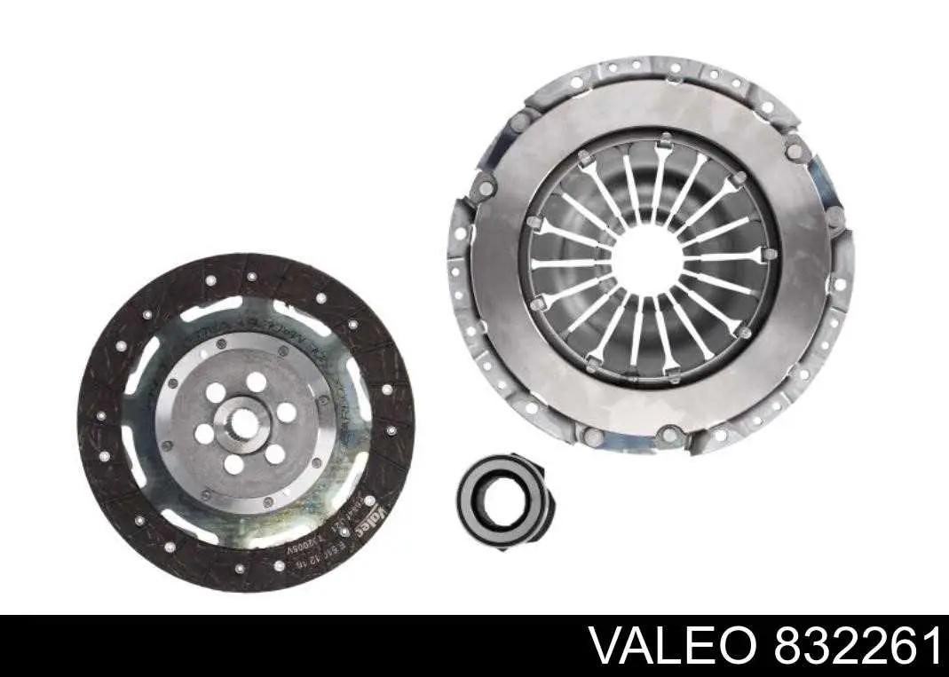 Купити 832261 VALEO Комплект зчеплення (диск, корзина, підшипник)