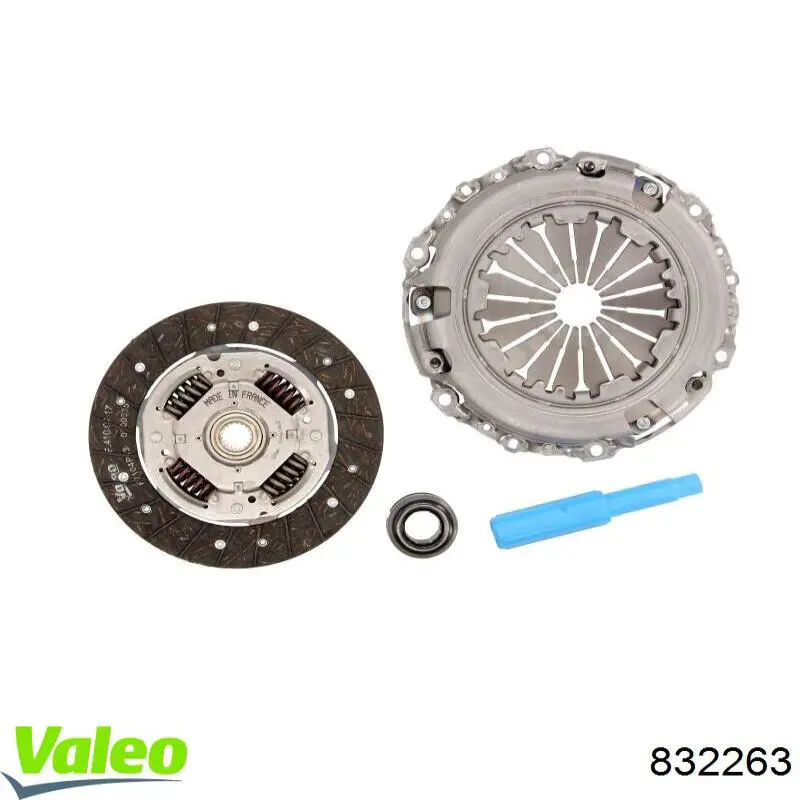 Комплект зчеплення (3 частини) VALEO 832263 ціна, від 118.72 USD
