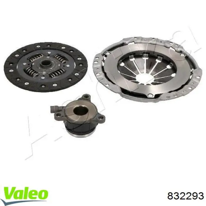 Купити 832293 VALEO Комплект зчеплення (диск, корзина, підшипник)