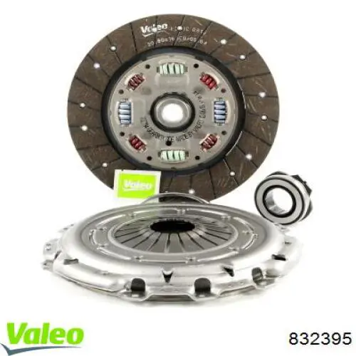 Комплект зчеплення (3 частини) VALEO 832395 ціна, від 235.92 USD
