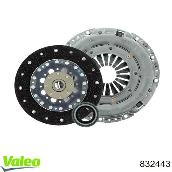 Комплект зчеплення (3 частини) VALEO 832443 ціна, від 120.49 USD