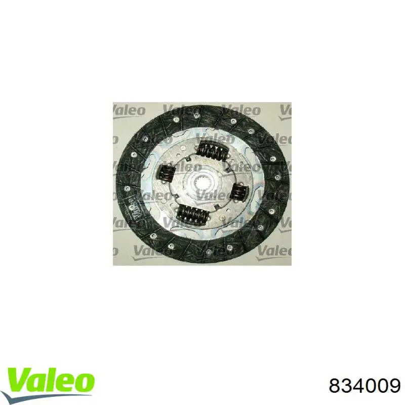 Купити 834009 VALEO Комплект зчеплення (диск, корзина, підшипник)