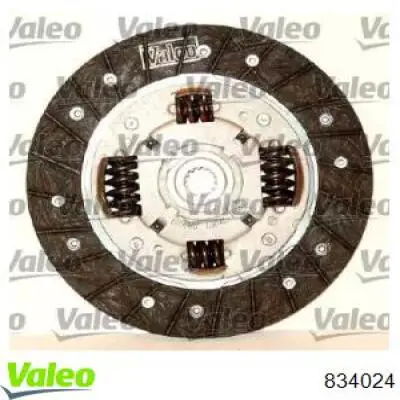 Купити 834024 VALEO Комплект зчеплення (диск, корзина, підшипник)