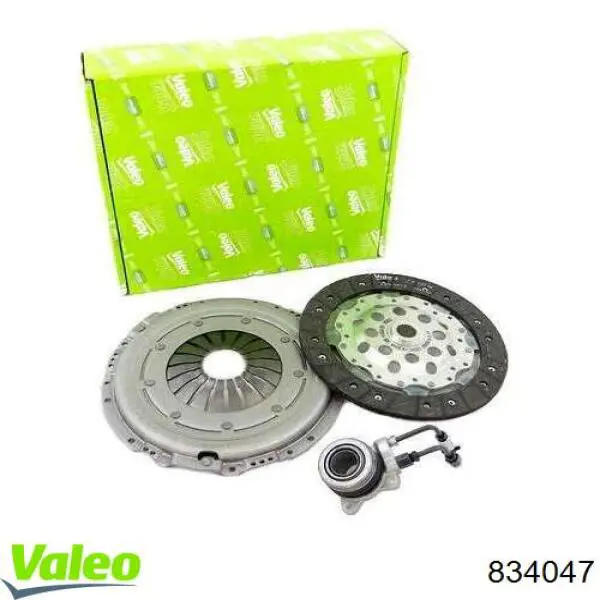 Купити 834047 VALEO Комплект зчеплення (диск, корзина, підшипник)