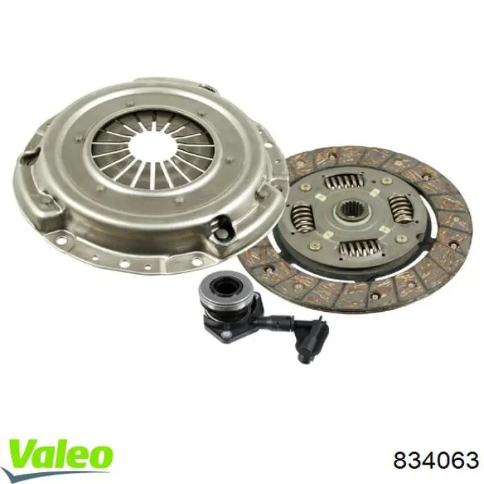 Купити 834063 VALEO Комплект зчеплення (диск, корзина, підшипник)