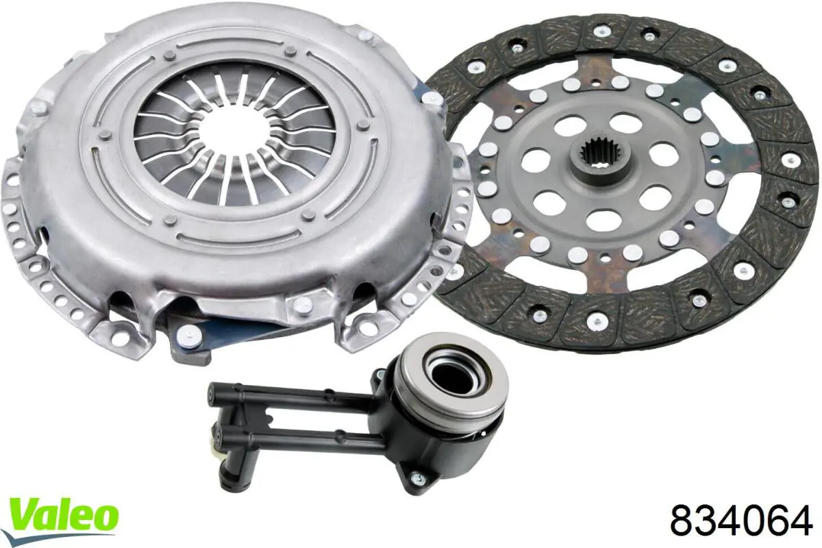 Комплект зчеплення (3 частини) VALEO 834064 ціна, від 109.05 USD