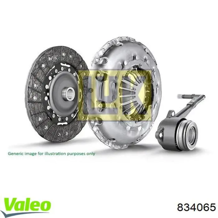Комплект зчеплення (3 частини) VALEO 834065 ціна, від 169.09 USD