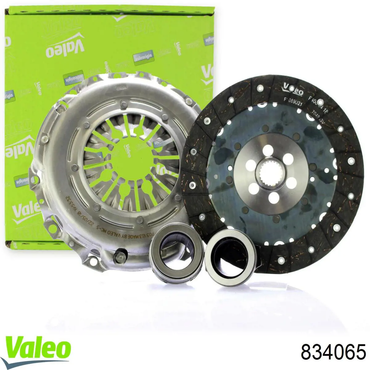 Купити 834065 VALEO Комплект зчеплення (диск, корзина, підшипник)