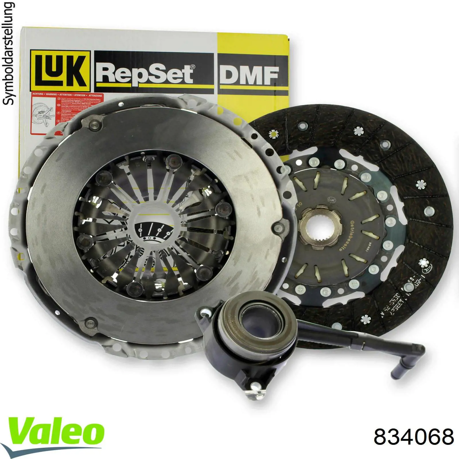 Комплект зчеплення (3 частини) VALEO 834068 ціна, від 186.01 USD