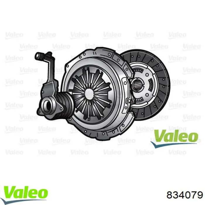 Комплект зчеплення (3 частини) VALEO 834079 ціна, від 117.35 USD