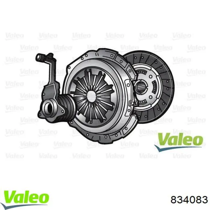 Комплект зчеплення (3 частини) VALEO 834083 ціна, від 173.59 USD