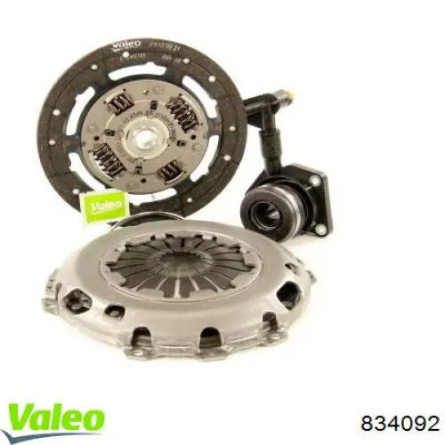 Комплект зчеплення (3 частини) VALEO 834092 ціна, від 184.95 USD