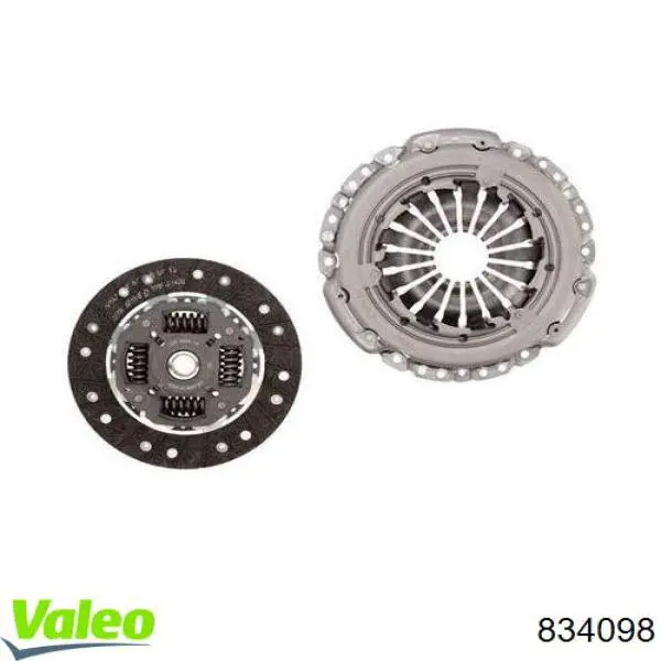 Купити 834098 VALEO Комплект зчеплення (диск, корзина, підшипник)