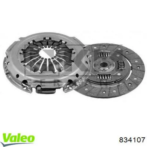 Комплект зчеплення (3 частини) VALEO 834107 ціна, від 28.18 USD