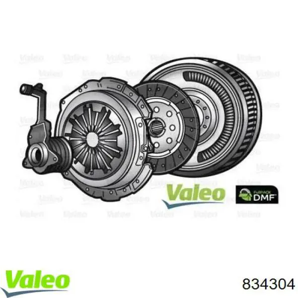 Купити 834304 VALEO Комплект зчеплення (диск, корзина, підшипник)
