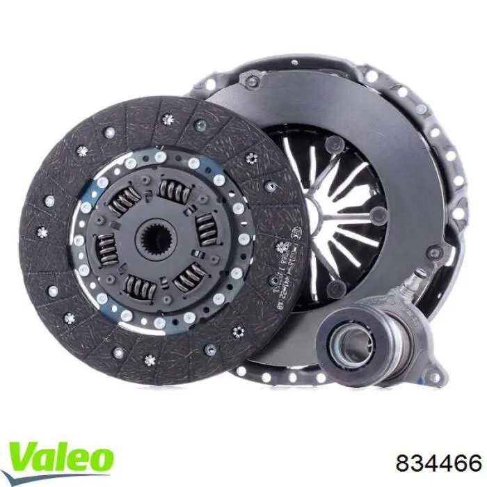 Комплект зчеплення (3 частини) VALEO 834466 ціна, від 344.40 USD