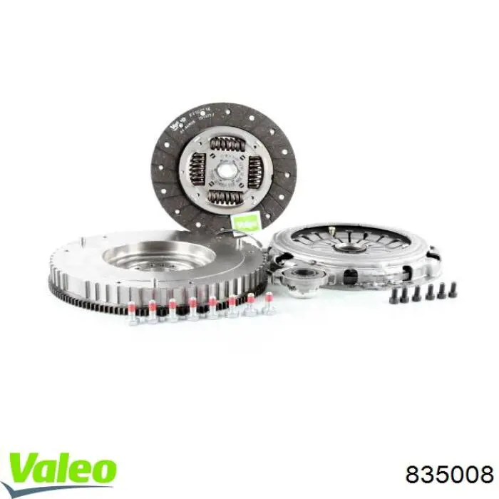 Купити 835008 VALEO Комплект зчеплення (диск, корзина, підшипник)