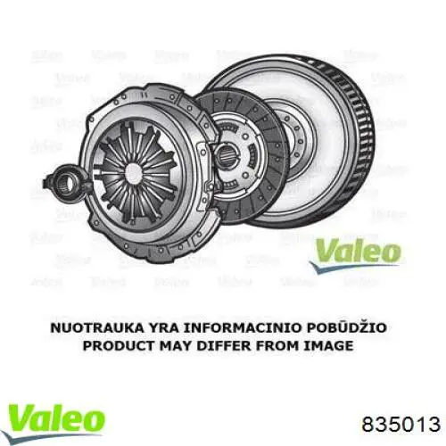 Комплект зчеплення (3 частини) VALEO 835013 ціна, від 614.37 USD