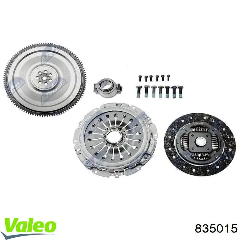 Комплект зчеплення (3 частини) VALEO 835015 ціна, від 130.29 USD