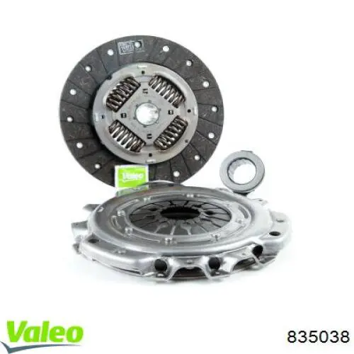 Купити 835038 VALEO Комплект зчеплення (диск, корзина, підшипник)