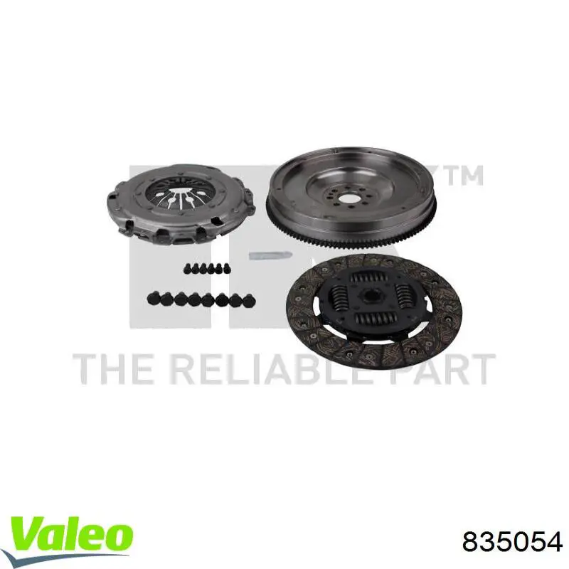 Купити 835054 VALEO Комплект зчеплення (диск, корзина, підшипник)