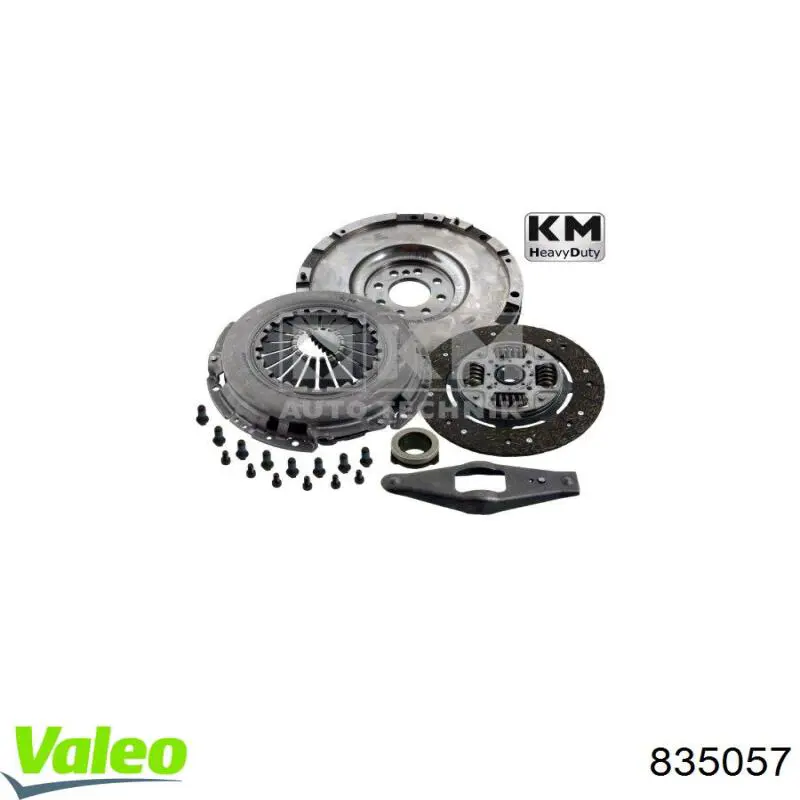 Купити 835057 VALEO Комплект зчеплення (диск, корзина, підшипник)