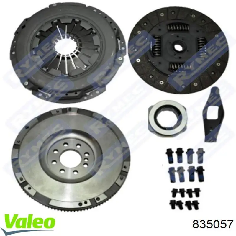 Комплект зчеплення (3 частини) VALEO 835057 ціна, від 305.50 USD