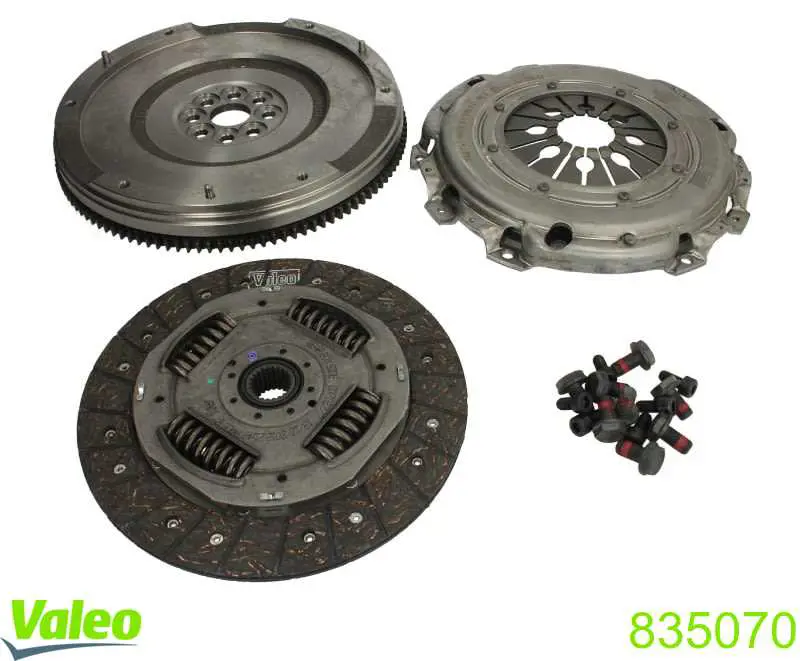 Купити 835070 VALEO Комплект зчеплення (диск, корзина, підшипник)