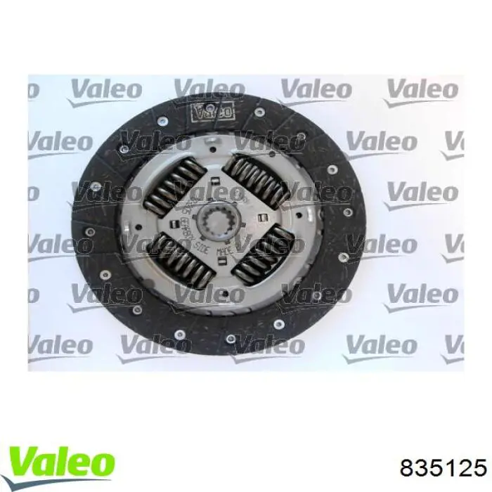 835125 VALEO комплект зчеплення (3 частини)