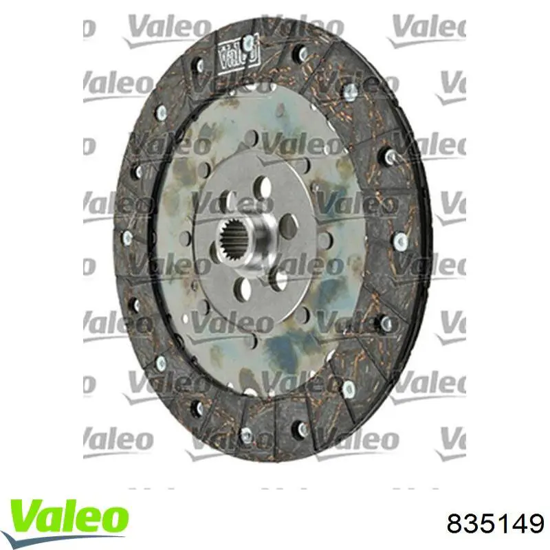 Комплект зчеплення (3 частини) VALEO 835149 ціна, від 522.65 USD