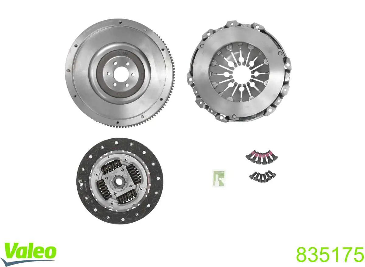Купити 835175 VALEO Комплект зчеплення (диск, корзина, підшипник)