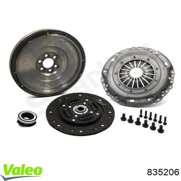 Купити 835206 VALEO Комплект зчеплення (диск, корзина, підшипник)