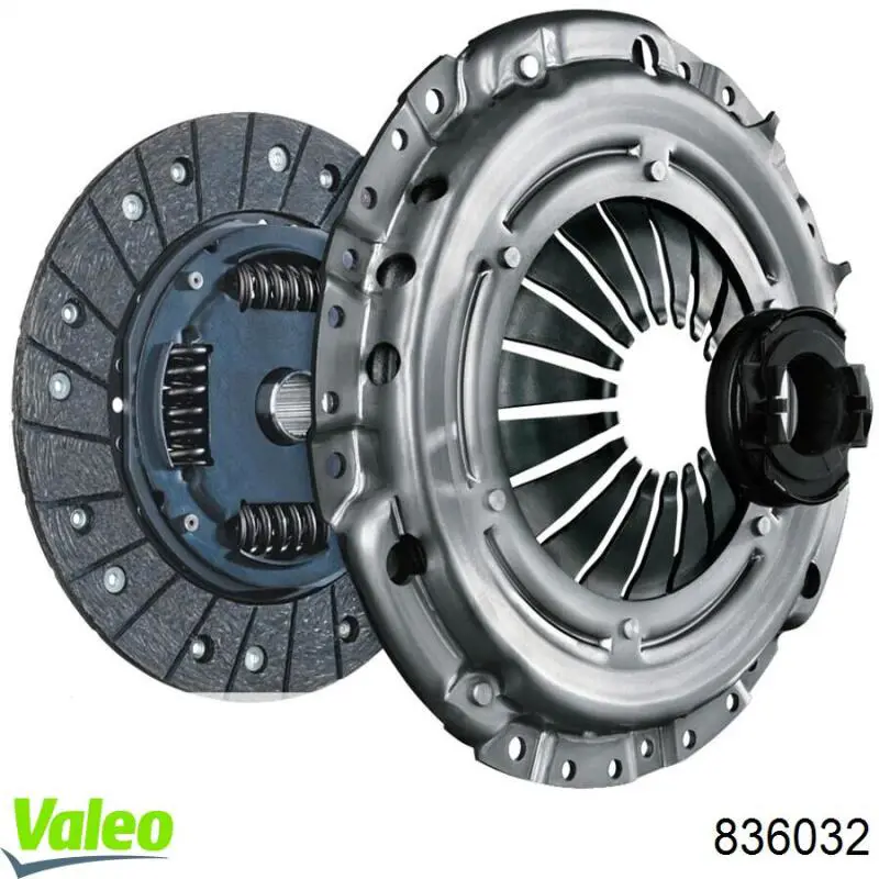 Комплект зчеплення (3 частини) VALEO 836032 ціна, від 498.18 USD