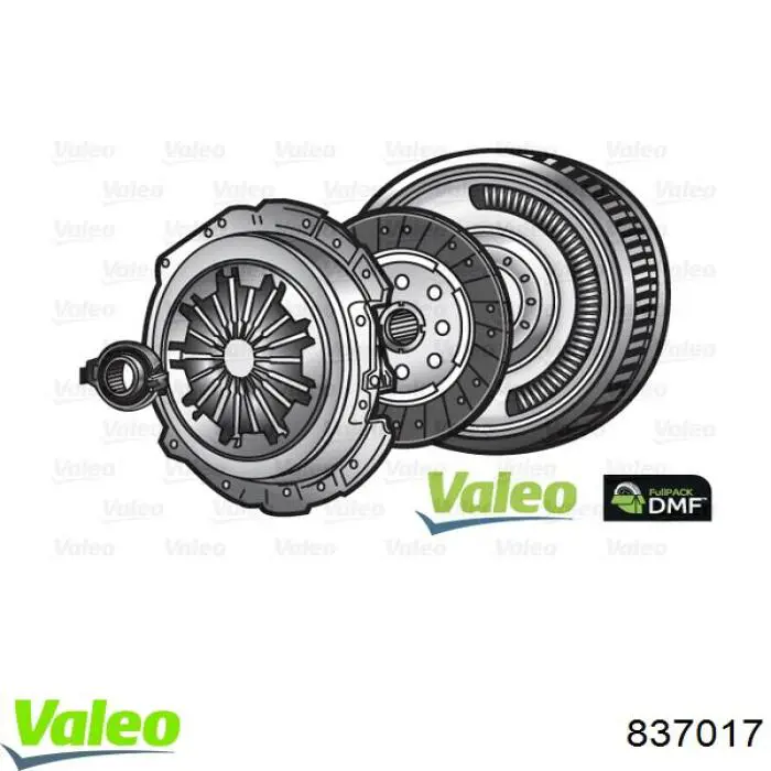 Купити 837017 VALEO Комплект зчеплення (диск, корзина, підшипник)