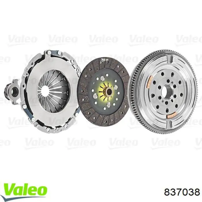 Комплект зчеплення (3 частини) VALEO 837038 ціна, від 234.08 USD