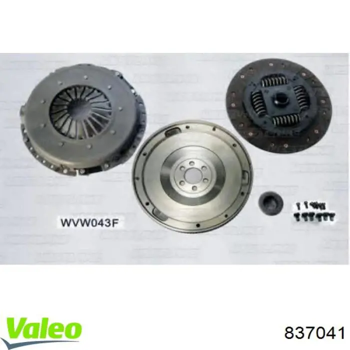 Купити 837041 VALEO Комплект зчеплення (диск, корзина, підшипник)