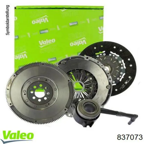 Купити 837073 VALEO Комплект зчеплення (диск, корзина, підшипник)