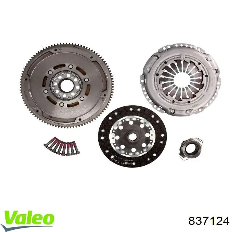 Комплект зчеплення (3 частини) VALEO 837124 ціна, від 383.41 USD