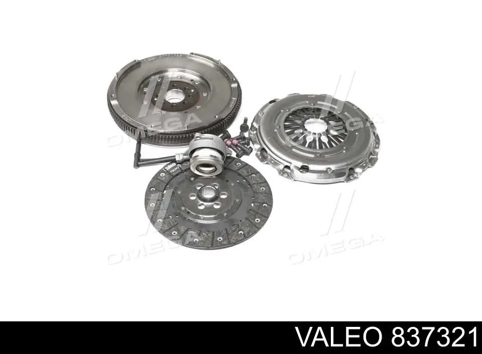 Комплект зчеплення (3 частини) VALEO 837321 ціна, від 489.15 USD