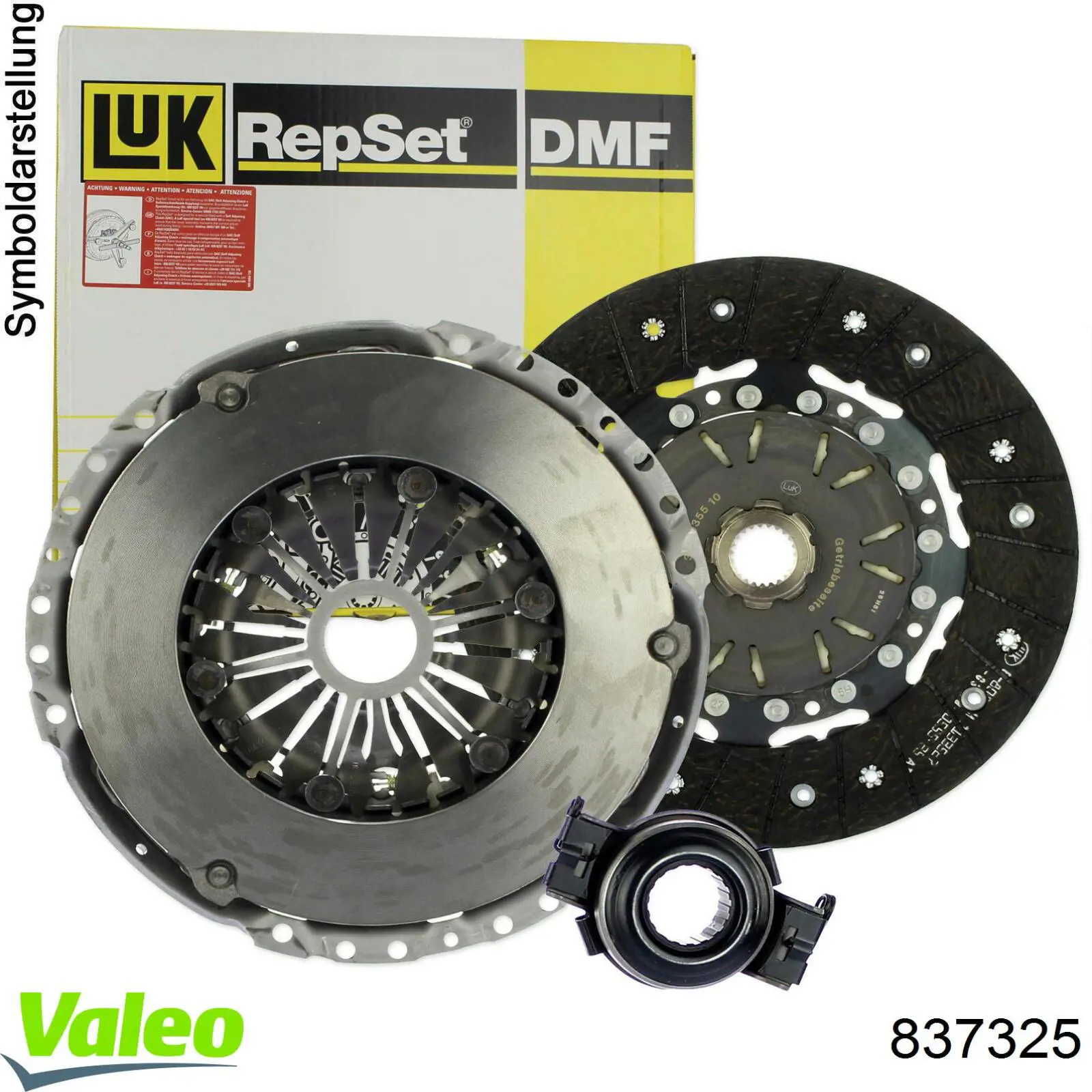 Купити 837325 VALEO Комплект зчеплення (диск, корзина, підшипник)