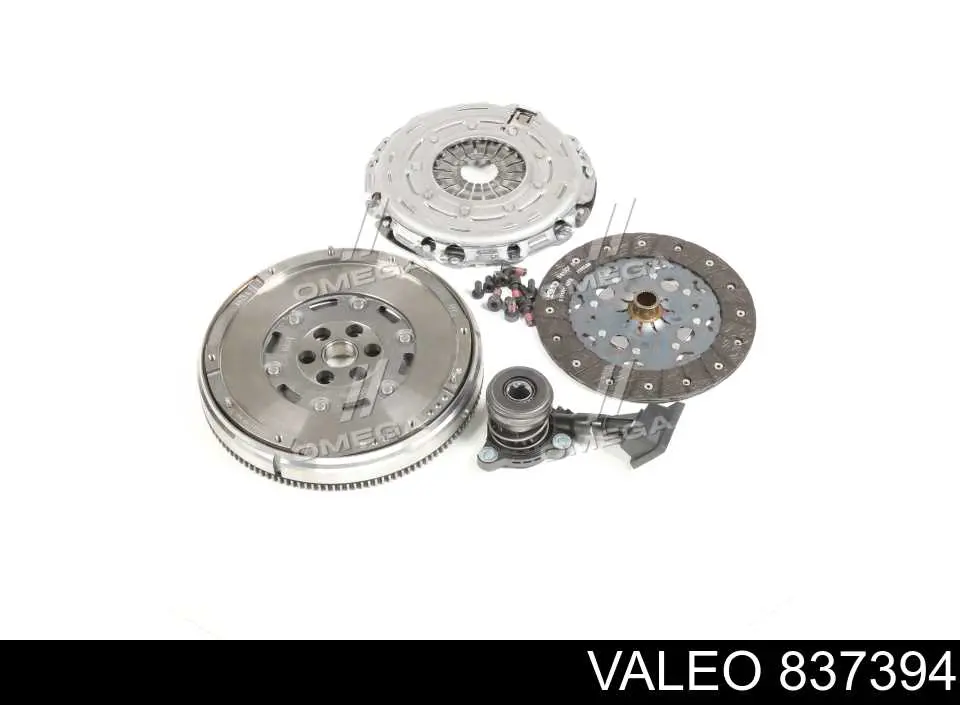 Купити 837394 VALEO Комплект зчеплення (диск, корзина, підшипник)